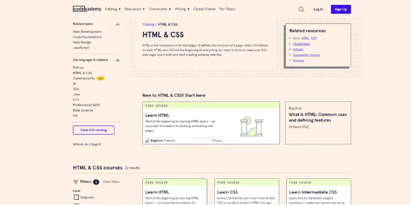 20+ Websites to Practice Your HTML and CSS Skills
